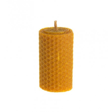 Buy Beeswax candle. Cylindric .